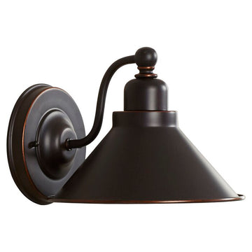 Artsy Wall 1 - Light Dimmable Mission Dust Bronze/Copper Barn Light